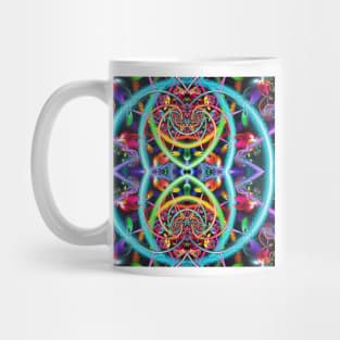 Multicoloured Symmetrical Mandala Abstract Mug